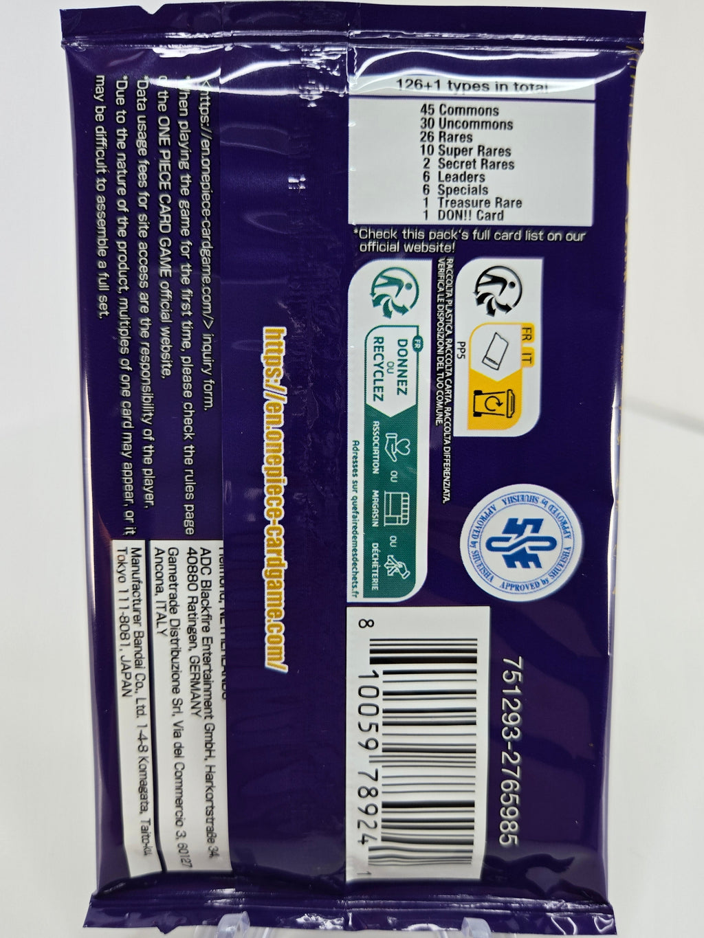 One Piece Card Game - [OP-10] Royal Blood Booster Pack