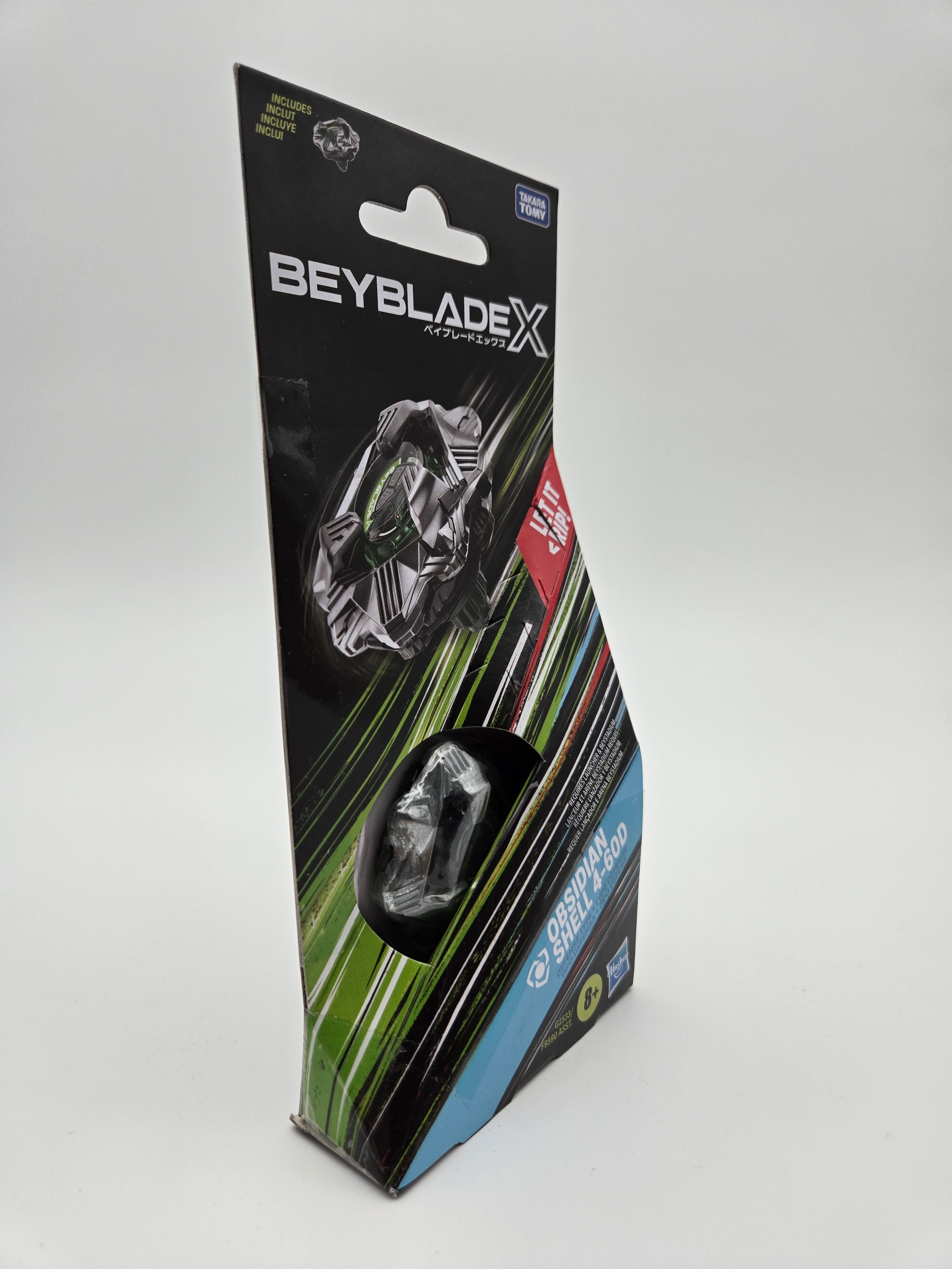 Beyblade X - [Basic Line / BX] Obsidian Shell 4-60D Booster Pack