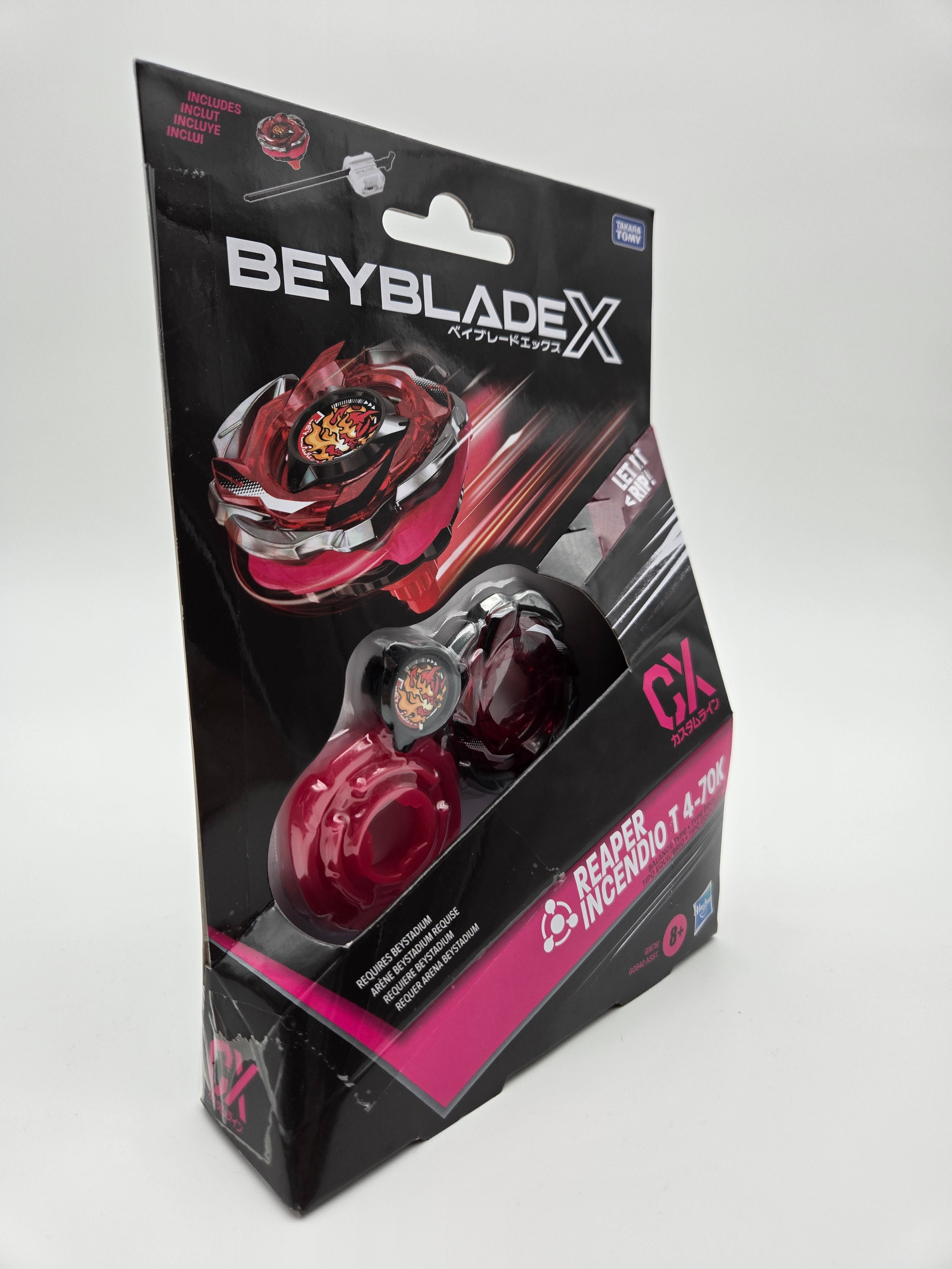 コンスピラシーダークレッド Beyblade X - [Custom Line / CX] Reaper Incendio T 4-70K Starter
