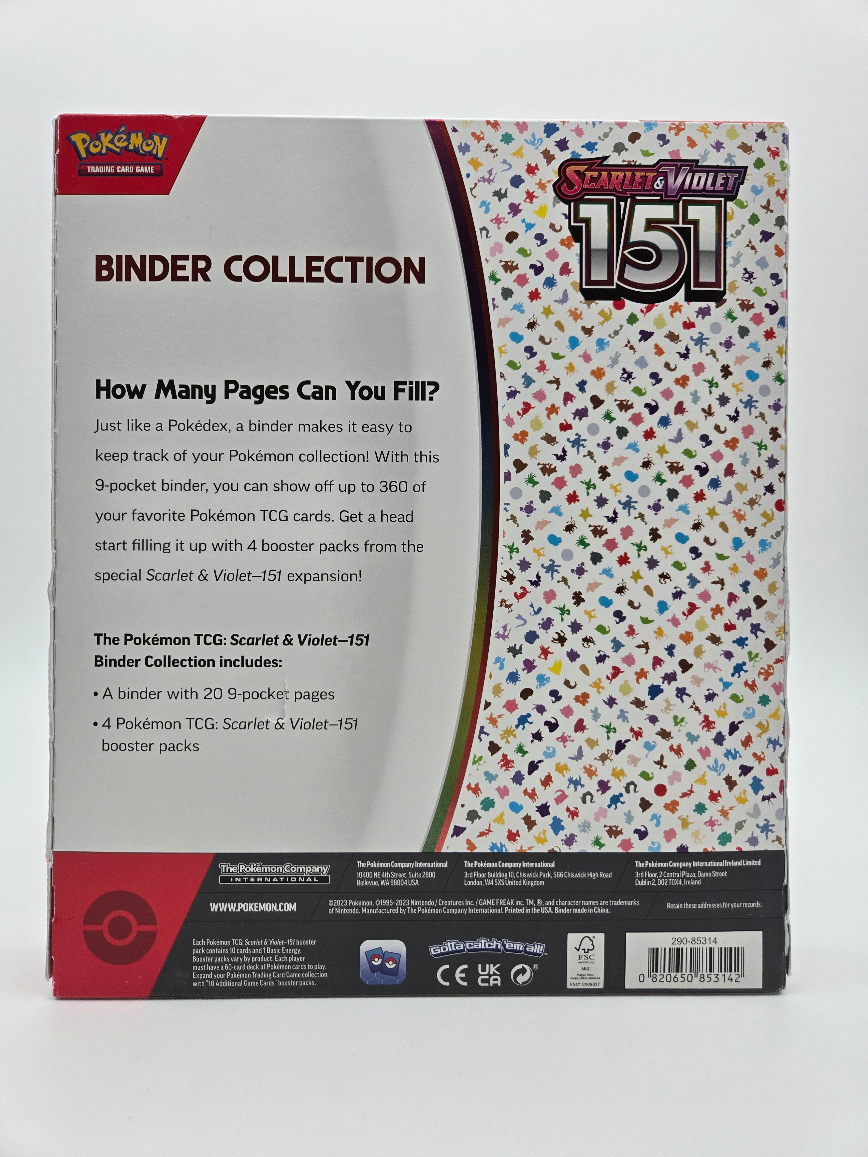 Pokemon Trading Card Game - [EN / MEW] 151 Binder Collection