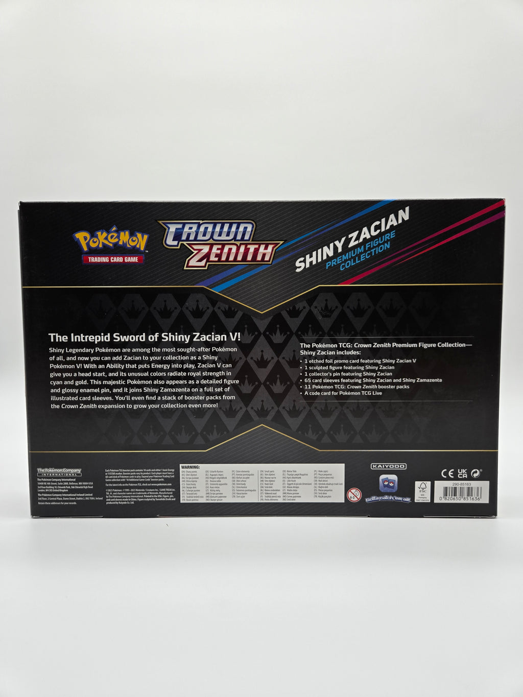 Pokemon Trading Card Game - [EN / CRZ] Crown Zenith | Shiny Zacian Premium Figure Collection