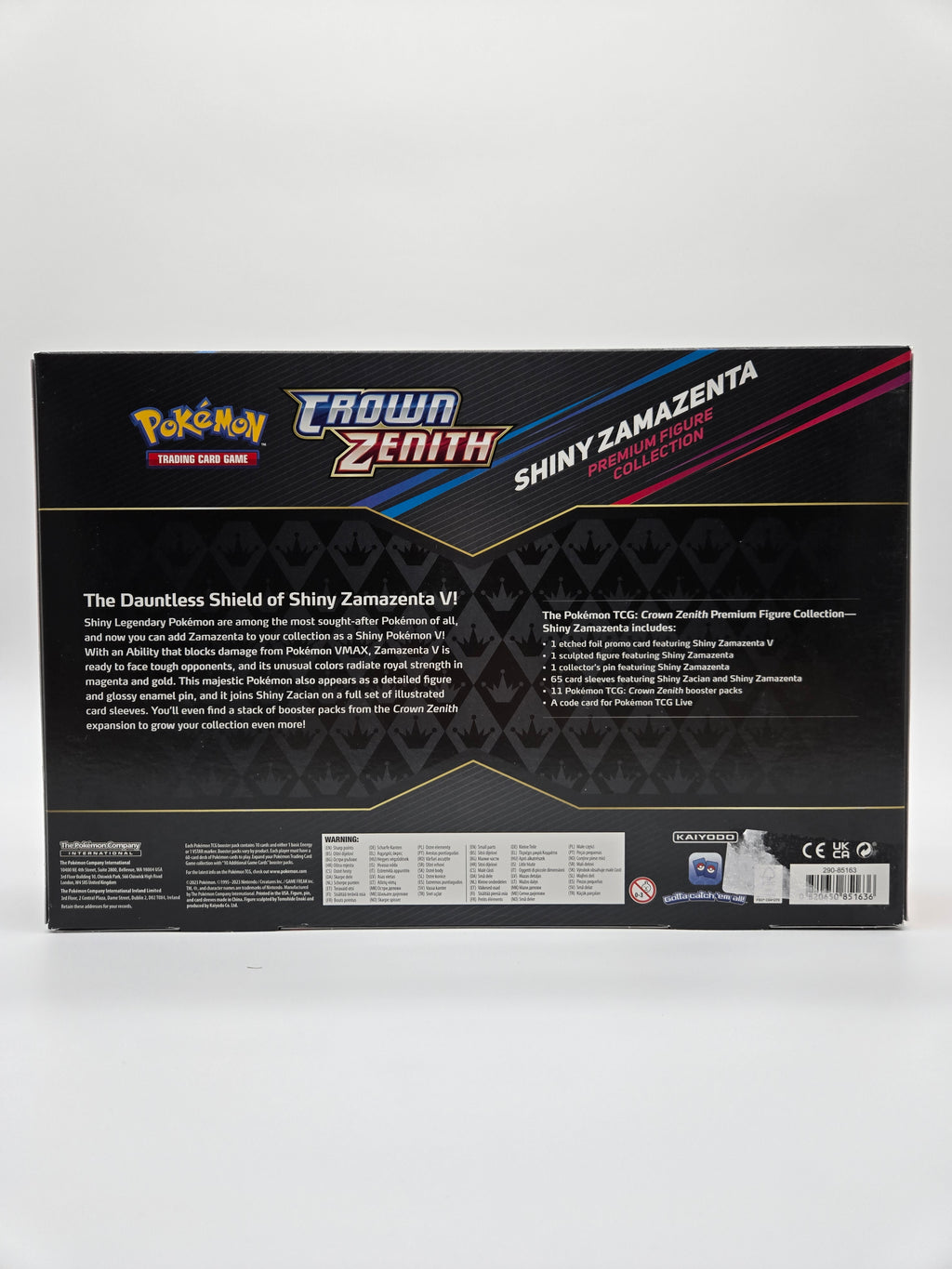 Pokemon Trading Card Game - [EN / CRZ] Crown Zenith | Shiny Zamazenta Premium Figure Collection